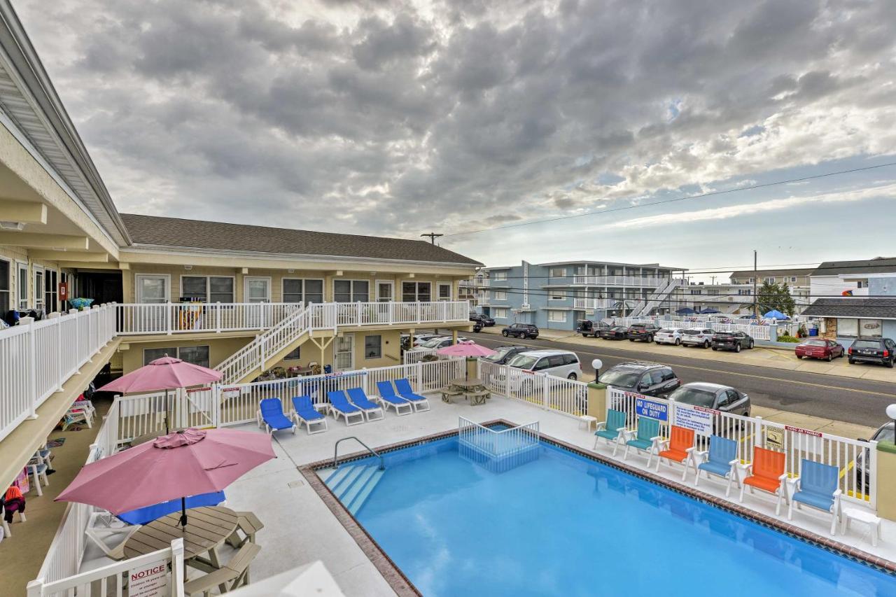 North Wildwood Condo With Pool, Walk To Boardwalk! Ngoại thất bức ảnh